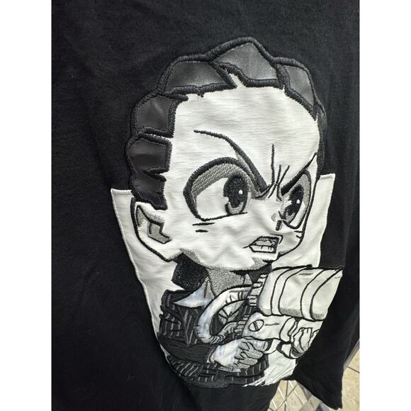deKryptic The Boondocks Say Hello To My Little Friend Black Shirt 2XL Streetwear - Picture 3 of 7